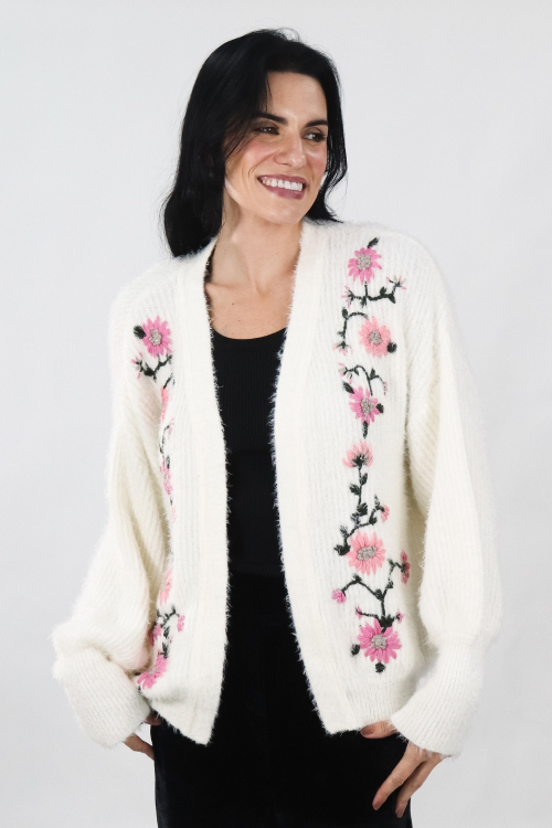 TRICOT COLLY OFF WHITE E ROSA