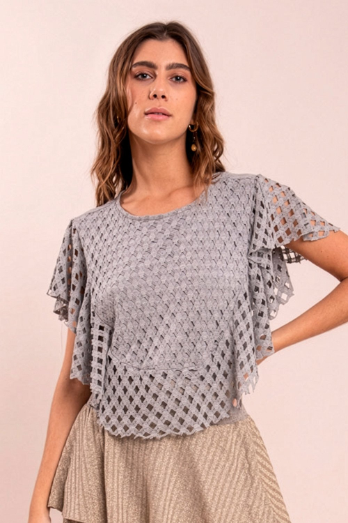 CAMISETA SOFIE CINZA
