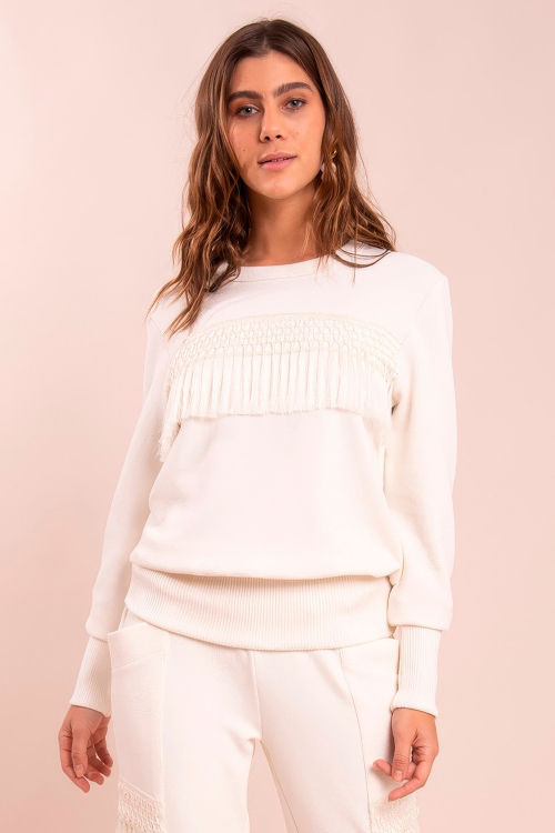 BLUSÃO JAMIE OFF WHITE