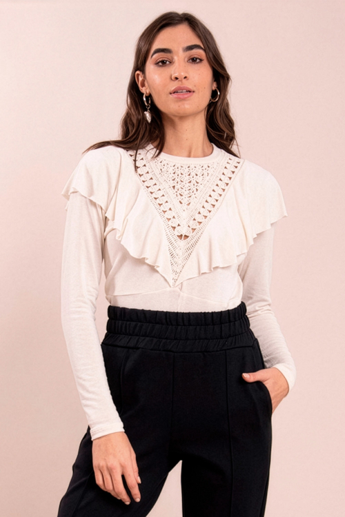 CAMISETA HILDE OFF WHITE