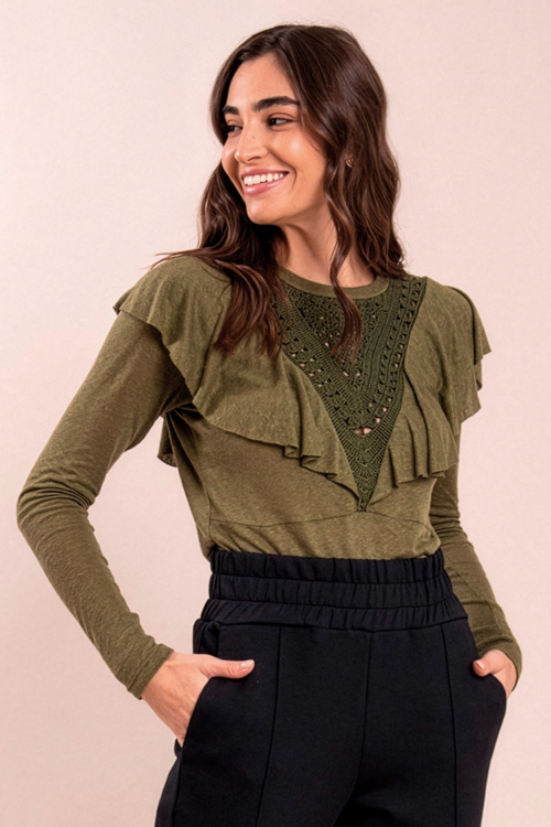 CAMISETA HILDE VERDE