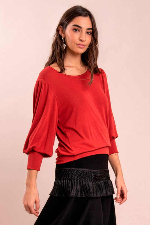 BLUSA CATRIONA VINHO