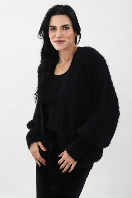 TRICOT BOUQUET PRETO