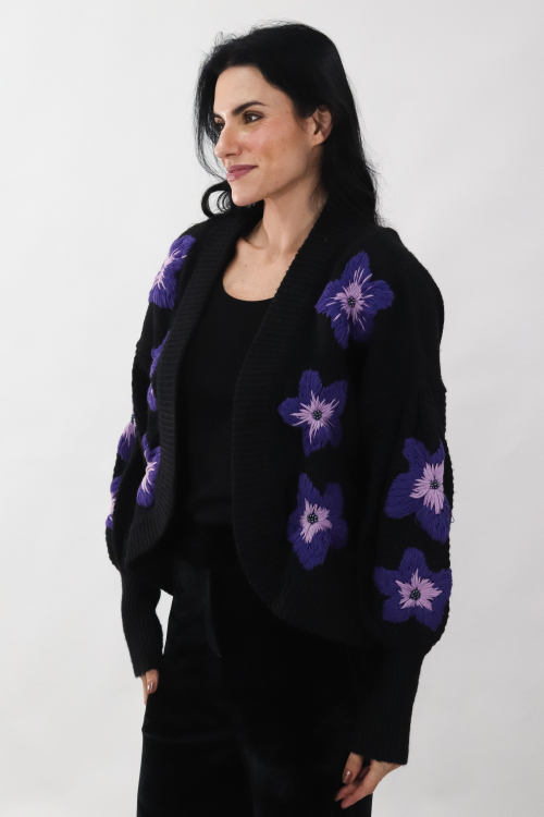 TRICOT MUCCY PRETO E ROXO